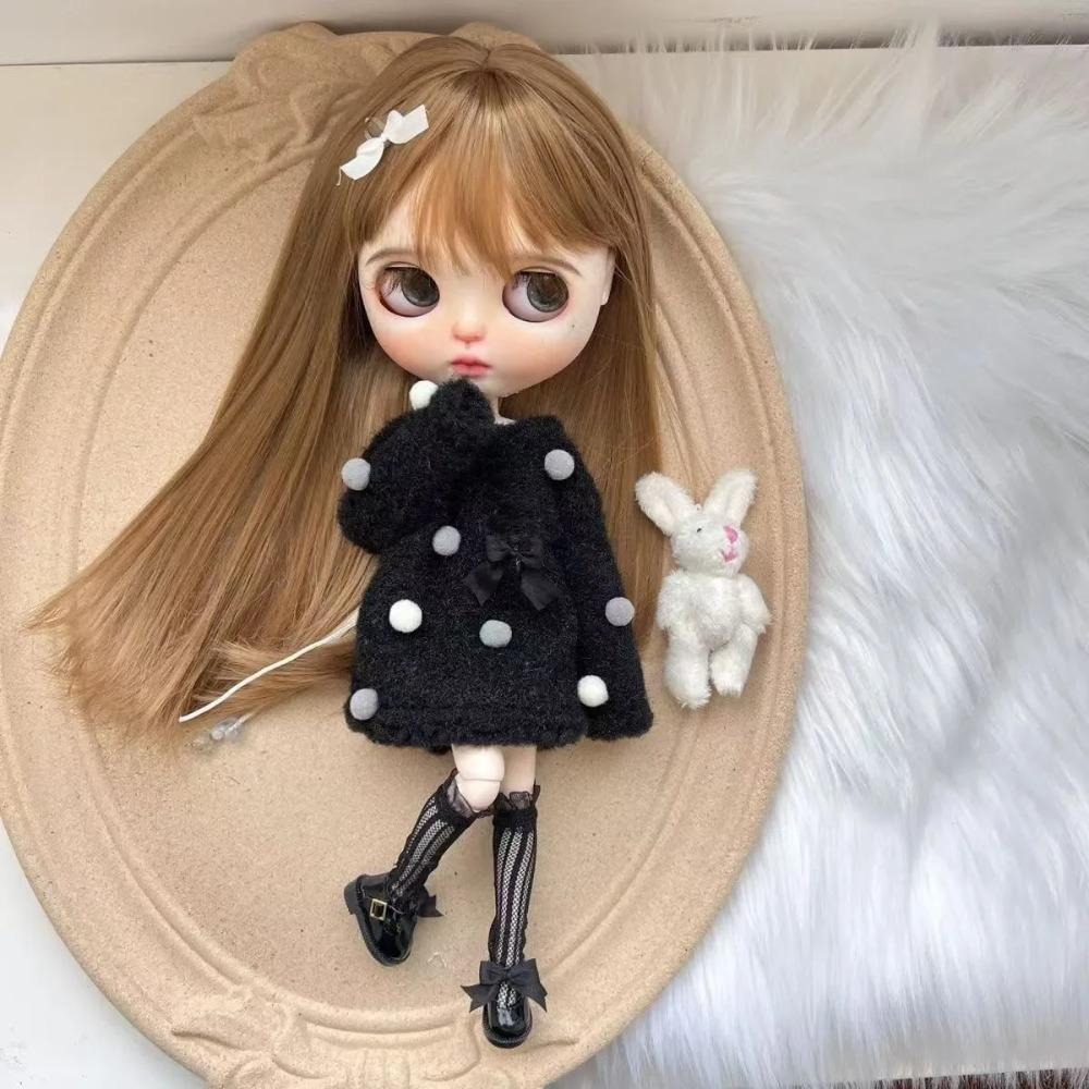 Fashion 1/6 Blythe Doll Clothes Sweater Set Barbir Doll Replace Clothes Ob24 Doll Outfit Accessories No Socks