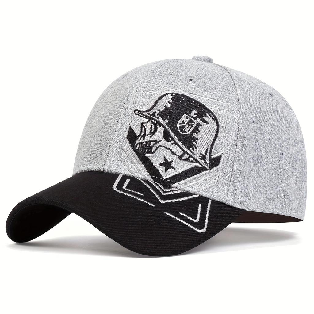 SAMCRO Baseballkappe SOA Sons of Anarchy Totenkopf Stickerei Lässige Snapback-Kappe Mode Hohe Qualität Rennmotorrad Sporthut