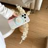 INS Korean Style Floral Plaid Patchwork Phone Case with Magnetic Adsorption for iPhone 17/17 Pro Max