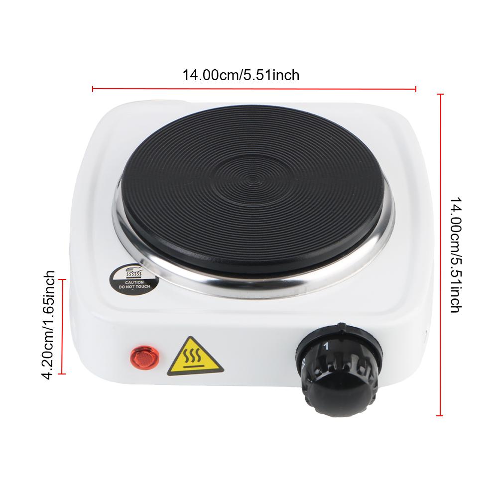 500W 220V Multifunctional Kitchen Appliance EU Plug Hot Cooker Plate Universal Milk Water Coffee Heating Furnace Mini Electric Heater Stove