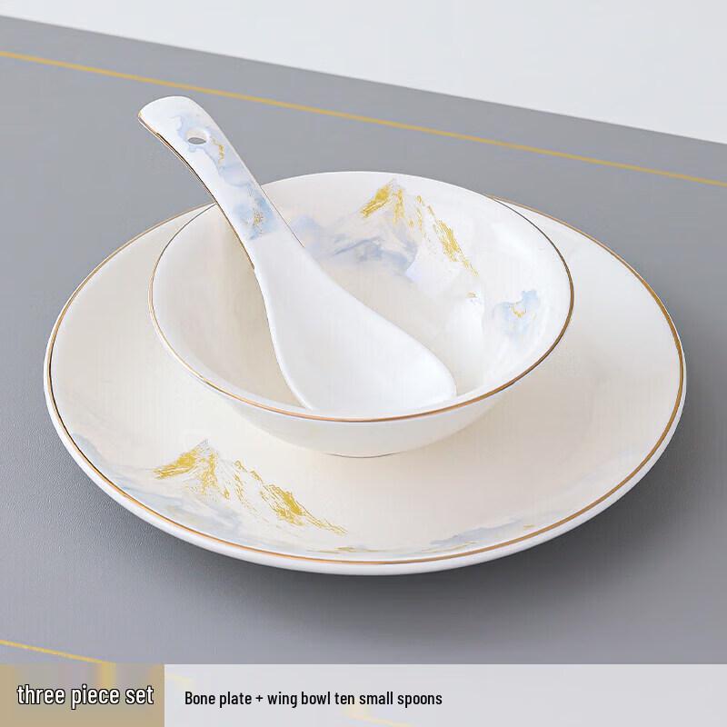 Elegant New Chinese Style Ceramic Tableware Set
