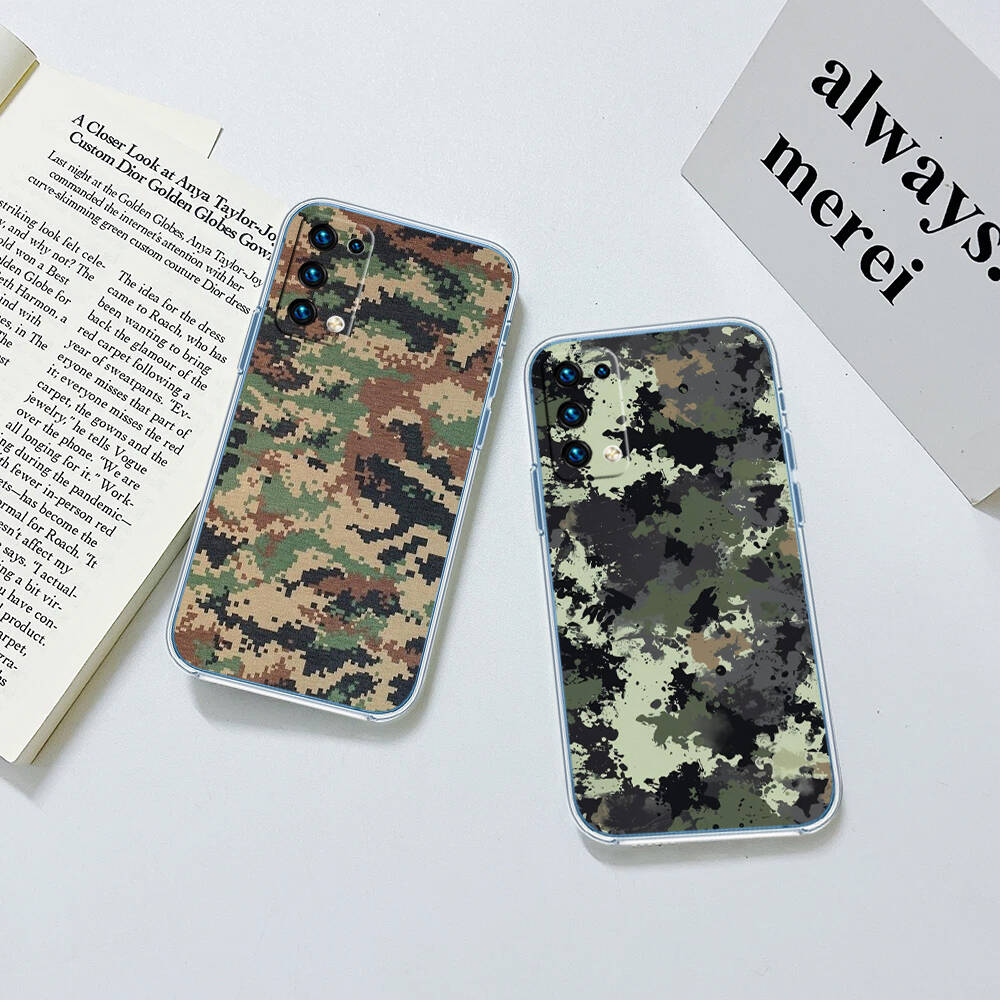 Camouflage Art Case for Motorola G10 G20 G04 E30 E40 E22 E20 E13 E15 G22 G23 G05 G75 G35 G55 E22S E7 G6 G7 G8 G9 Plus Power Play