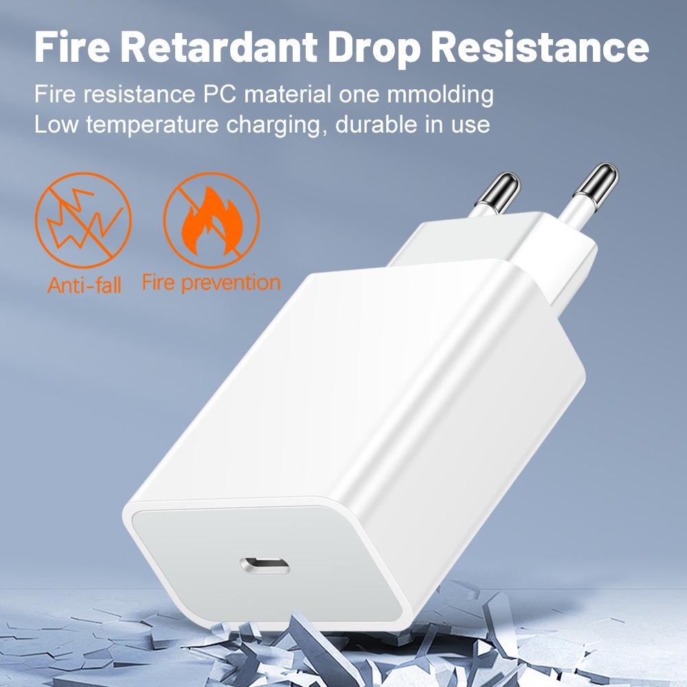 20W QC3.0 PD Travel Charger with US/EU/UK Plug