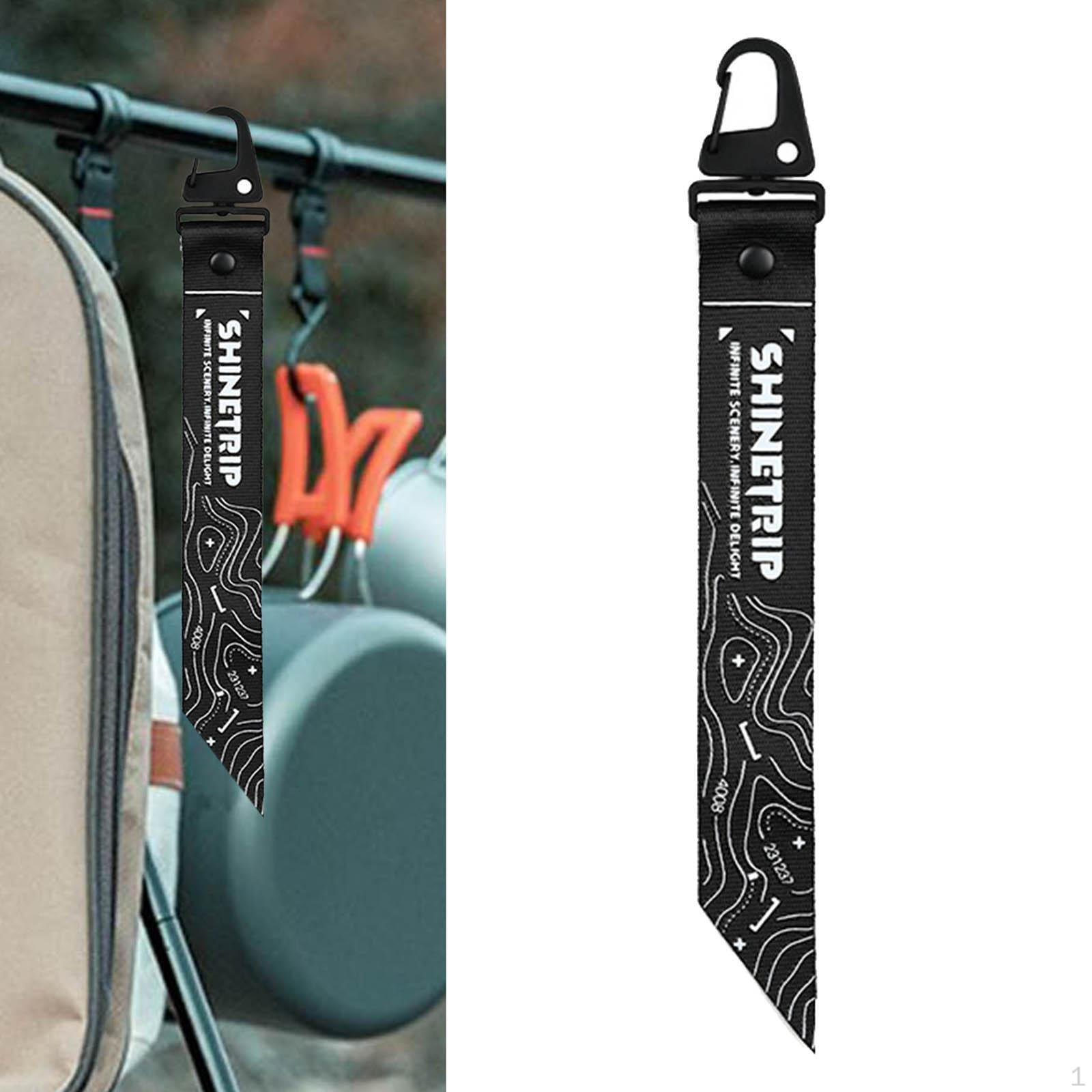 

Брелок для ключей с пряжкой, универсальный, универсальный, держатель для брелка Black White