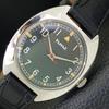 HMT HAND-WINDING INDIAN MENS VINTAGE BLACK COLOR DIAL WATCH A702804-1 R211-a702804
