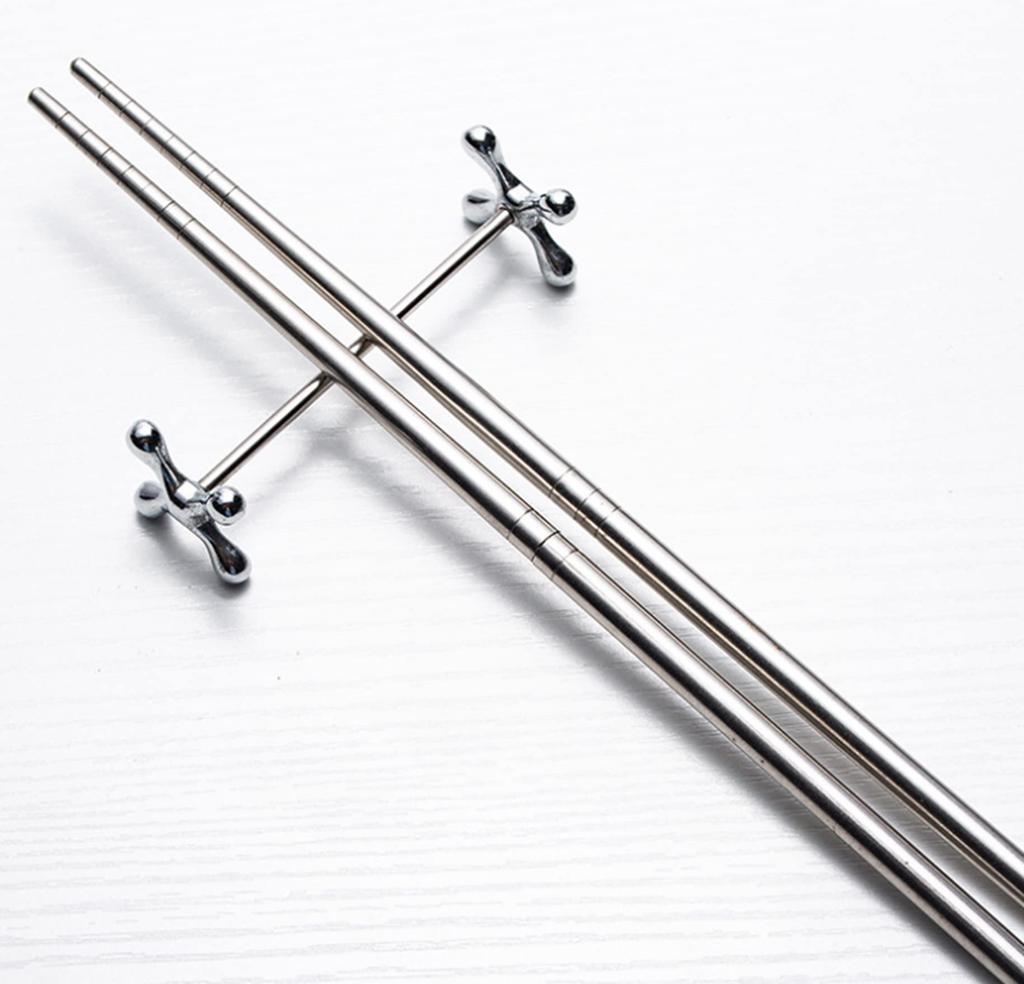 Silver Cutlery Rest Set for Western Chopstick Rests for and Perfect for Tabletop Use In Western and Chinese Kitchen and Home Parties of [Perfect