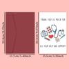 1pc Nurse Appreciation Greeting Cards with Envelopes, Thank You Notes for Healthcare Workers Blessing Cards