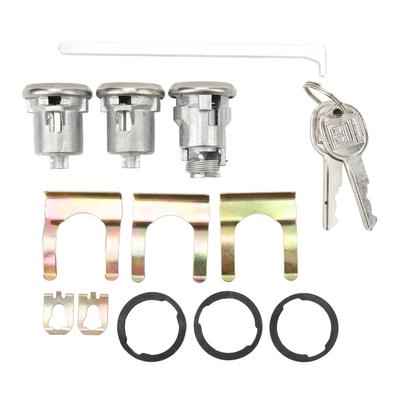 Door Trunk Cutlass Lock Key Set Easy To Install Perfect Match 654394765282 Replacement for Chevy