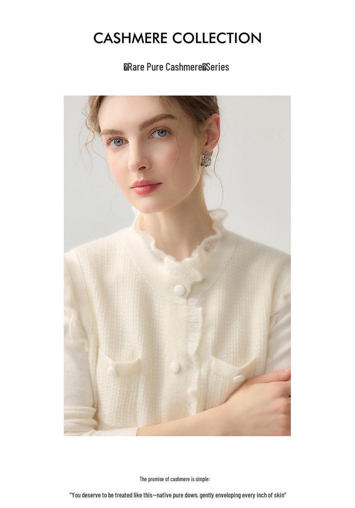 Lekasha 100% Pure Cashmere Sleeveless Knit Vest