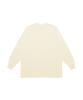 Bajal Vz Logo Big Oversized Pocket Long Sleeve T-Shirt Ivory