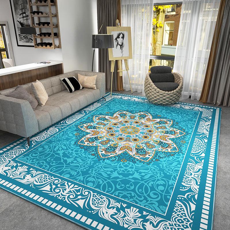 

European Classical Carpet Area Rug for Living Room Bedroom Children Luxury Bath Mat Rugs Soft Non Slip Door Mat 120 x 160cm