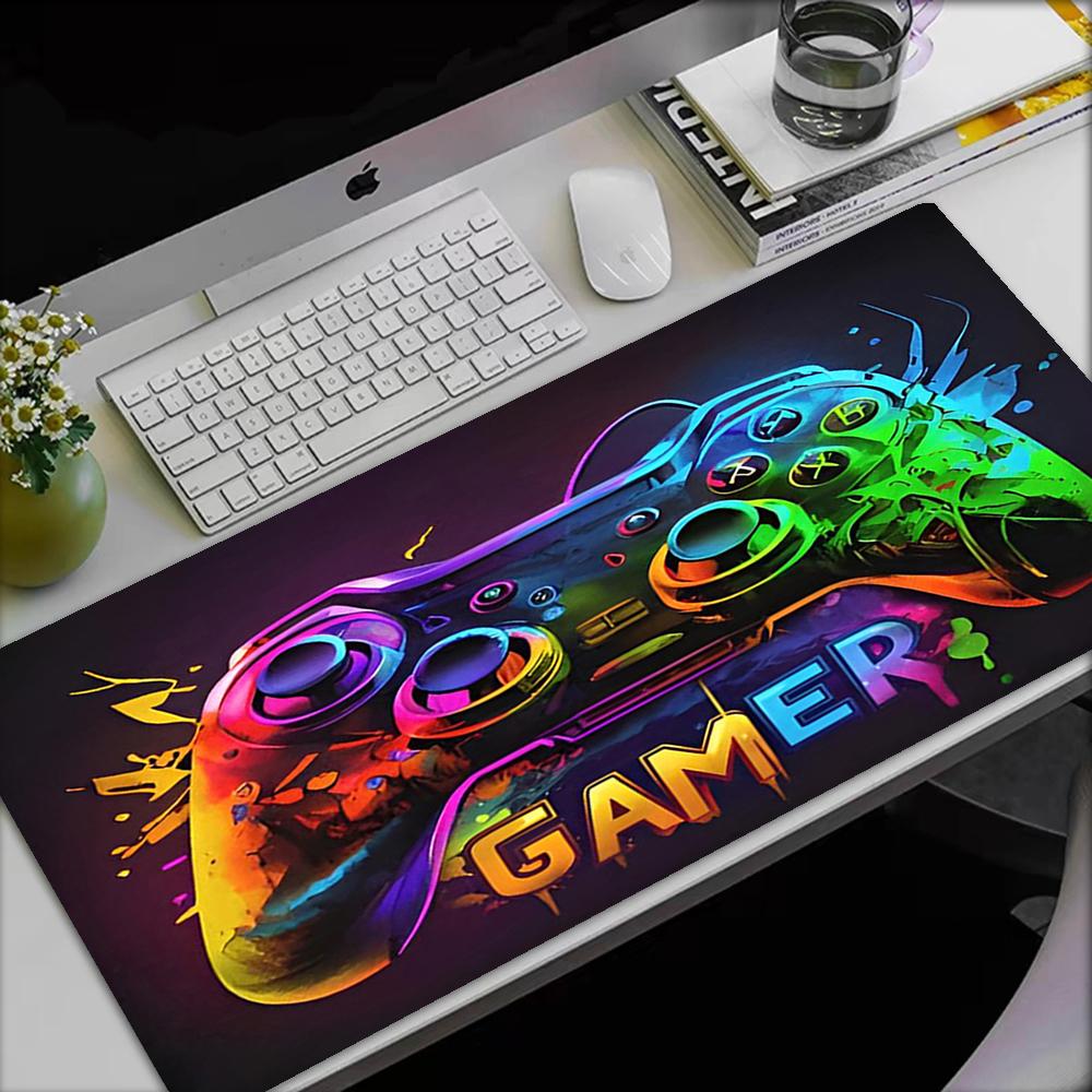 Spielcontroller-Thema Mauspads, Rutschfeste Gummiunterseite, Multifunktionales Büro- & Heimdekor, Perfekt zur Personalisierung des Arbeitsplatzes.