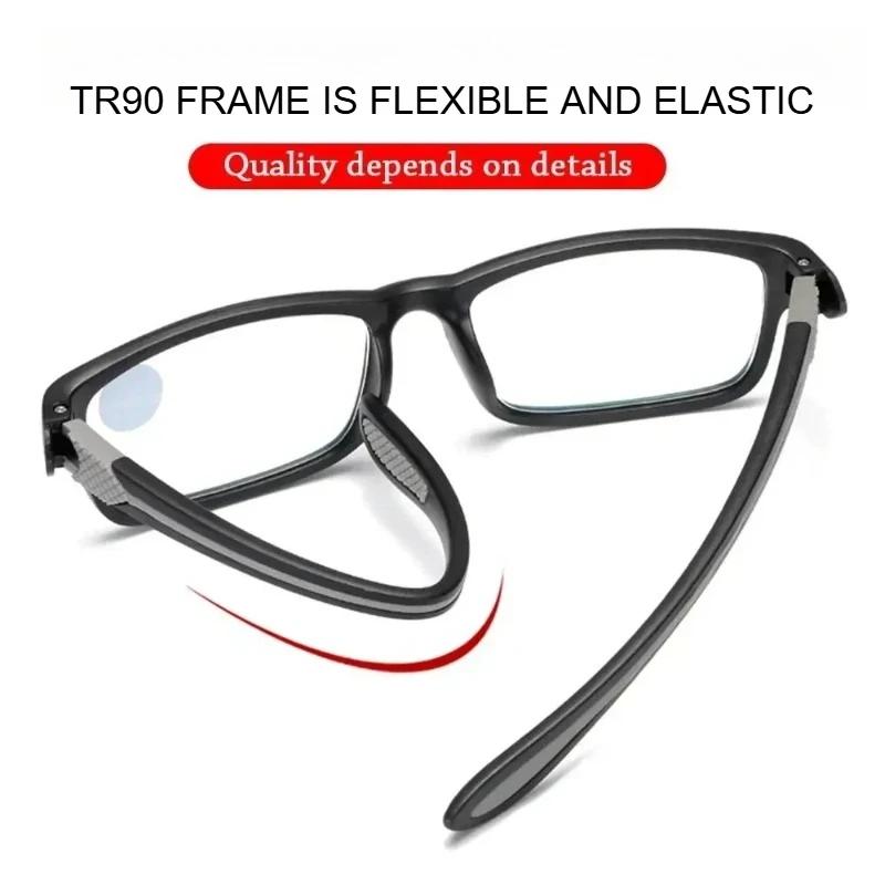 Sports Reading Glasses for Men and Women Anti-blue Light Eyewear TR90 Frame Presbyopia Eyeglasses +1.0 ~ +4.0