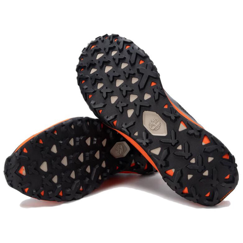 Timberland Urban Outdoor New Hiking Travel Commuting Comfortable Casual Non-Slip Low-Top Walking Shoes Men Sneaker Gray Orange TB0A6DJK-ENO