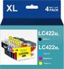 LC422 LC422XL Compatible Ink Cartridge for Brother LC422 LC422XL LC-422 LC-422VAL for Brother MFC-J6940DW MFC-J5740DW