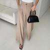 New Arrivals Open Run Women Pintuck Wide High Waist Slacks