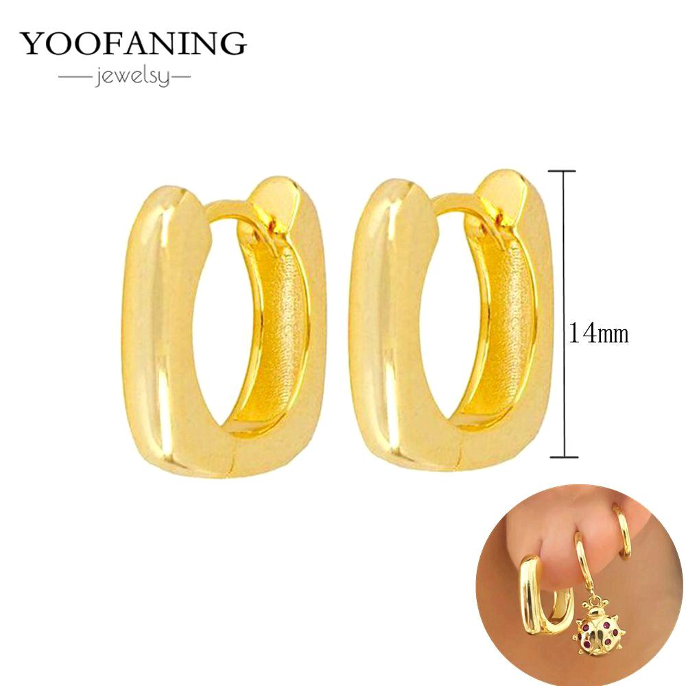 925 Silver Ear Needle Fashion Light Luxury Gold hoop earrings Classic Retro Collection earrings for women Jewelry Gift