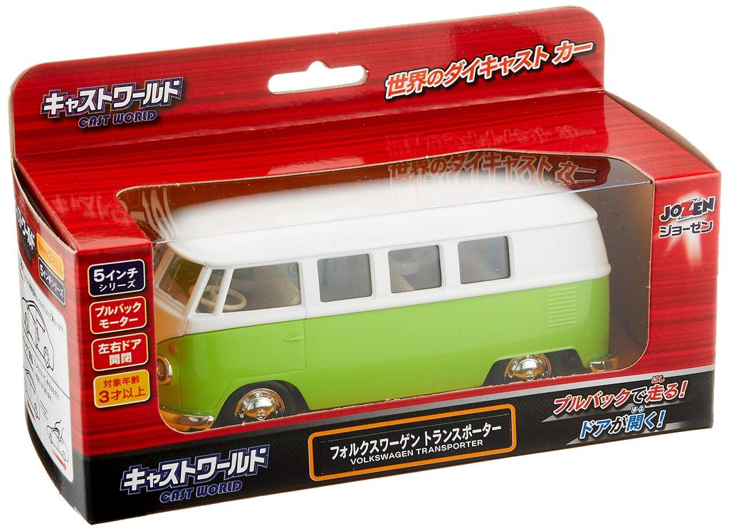 Jozen Cast World Volkswagen Transporter Diecast Miniature Car JDC5008-GR