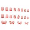 Eco-Friendly Cute Orange French Press-On Nail Tips