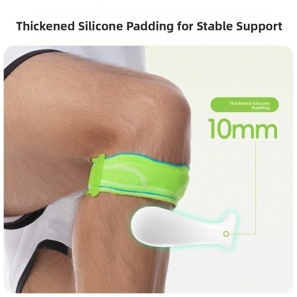 Kniebandage mit Kompression Rutschfestes Design Patellasehnenstütze Sport Patellaband Fitness
