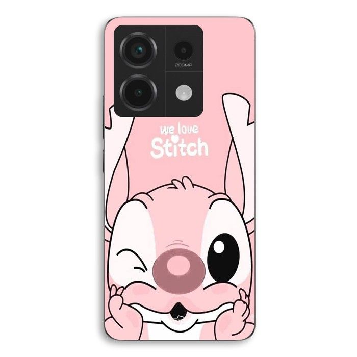 Coque de téléphone - MANIACASE - Xiaomi Redmi Note 13 Pro 5G - Silicone TPU - Souple - Stitch Angel mignon