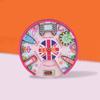 European Wooden Rotating City Fridge Magnet Creative Travel Souvenir Refrigerator Magnet Decoration Gift For Tourists Home Decor