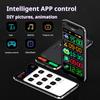 Car LED Matrix Pixel Panel DIY RGB LIghting Graffiti Scrolling Text Board Windshield Advertising Screen Bluetooth APP Control