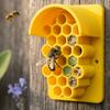 Dekoratives Bienenhotel, Insektenhaus Dekorationen, 3D-gedruckter Wabenakzent für Gartenecke Regal Balkon und Terrassen Auslage