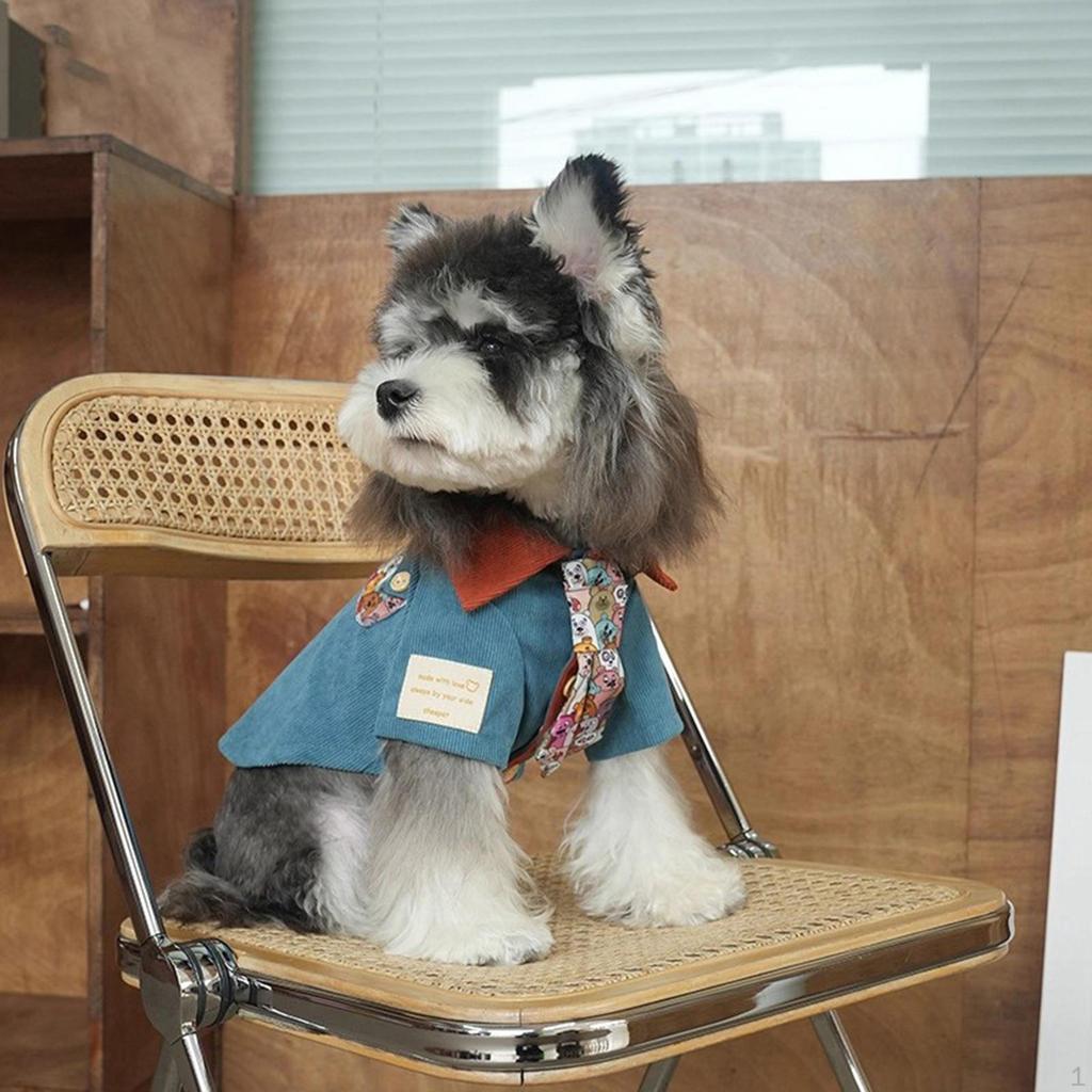 Dog Shirt Autumn Winter Outfit for Small Medium Large Dogs Comfort Dress up Easy to Wear Pet Costume