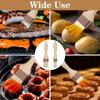 Kitchen Cooking Brushes Barbecue Oil Brush Wooden Handle Bristle Brushes Flat Pastry Baking Brush