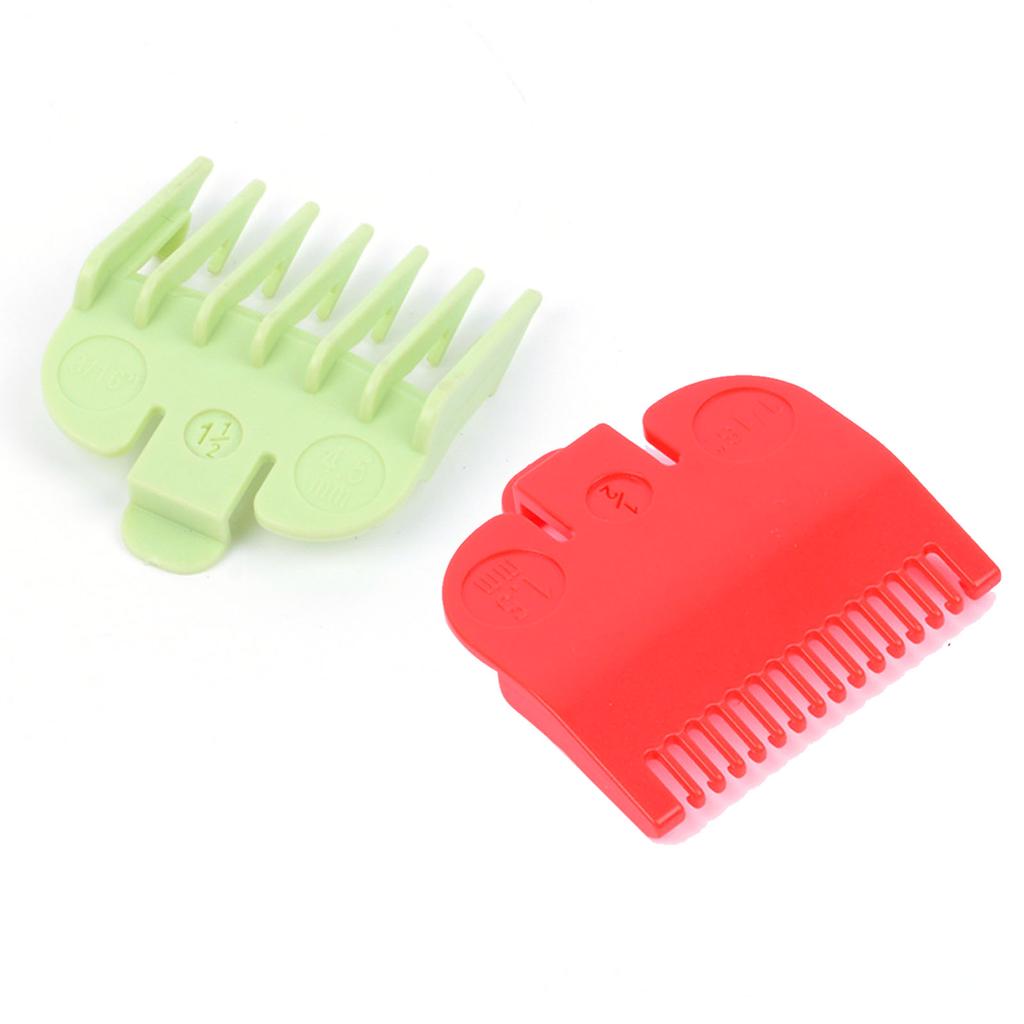 2pcs Hair Trimmers Combs Guides Fully Compatible Attachment Professional Hair Clipper Cutting