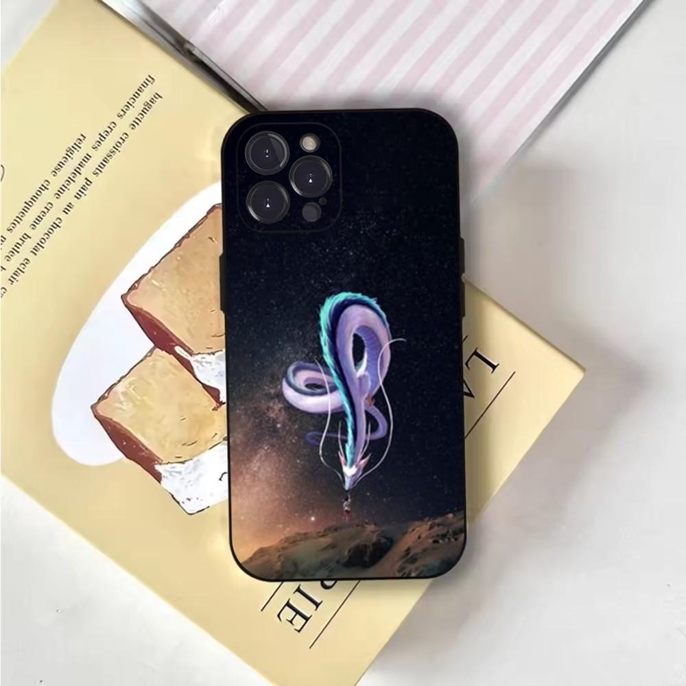 S-Spirited D-Dragon A- Away Phone Case For iPhone 16,15,14,13,12,11,Pro,X,XS,Max,XR,Plus,Mini Soft Black Cover