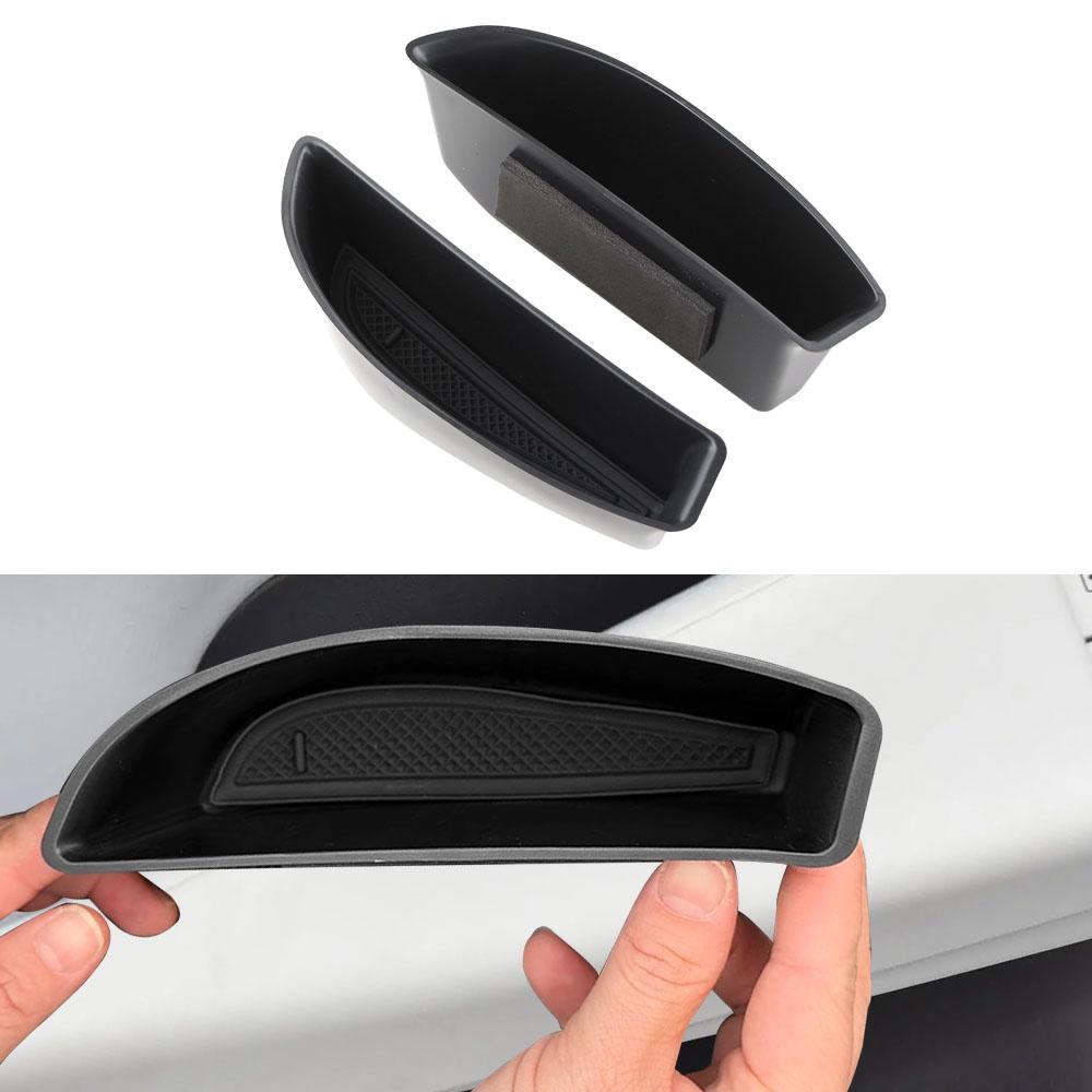 4Pcs for Volkswagen VW ID.3 Id3 Front Rear Door Handle Storage Box Holder Side Armrest Organizer Container Tray Car Accessories