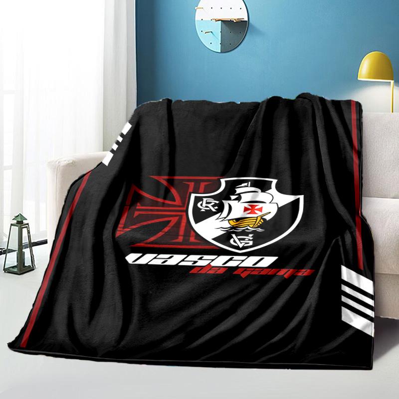 Vasco Football Club Printed Throws Blanket Soft Flannel Blankets for Couch Bed Gifts for Men Women Picnic blanket Christmas gifts