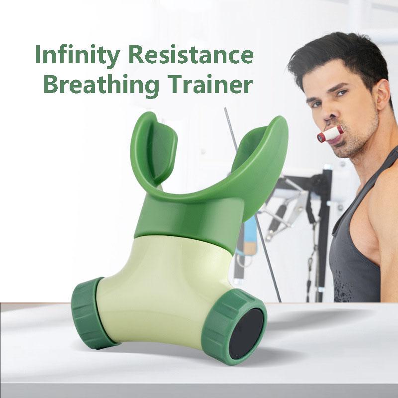 

Lung Function Training Respirator Portable Respirator Home Fitness Equipment зелений