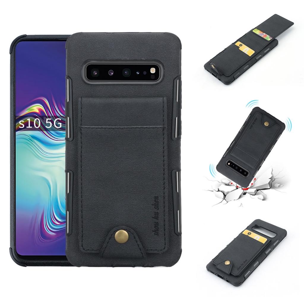Coque et étui téléphone mobile zursana Coque pour Samsung Galaxy S10 Lite Etui en Cuir PU