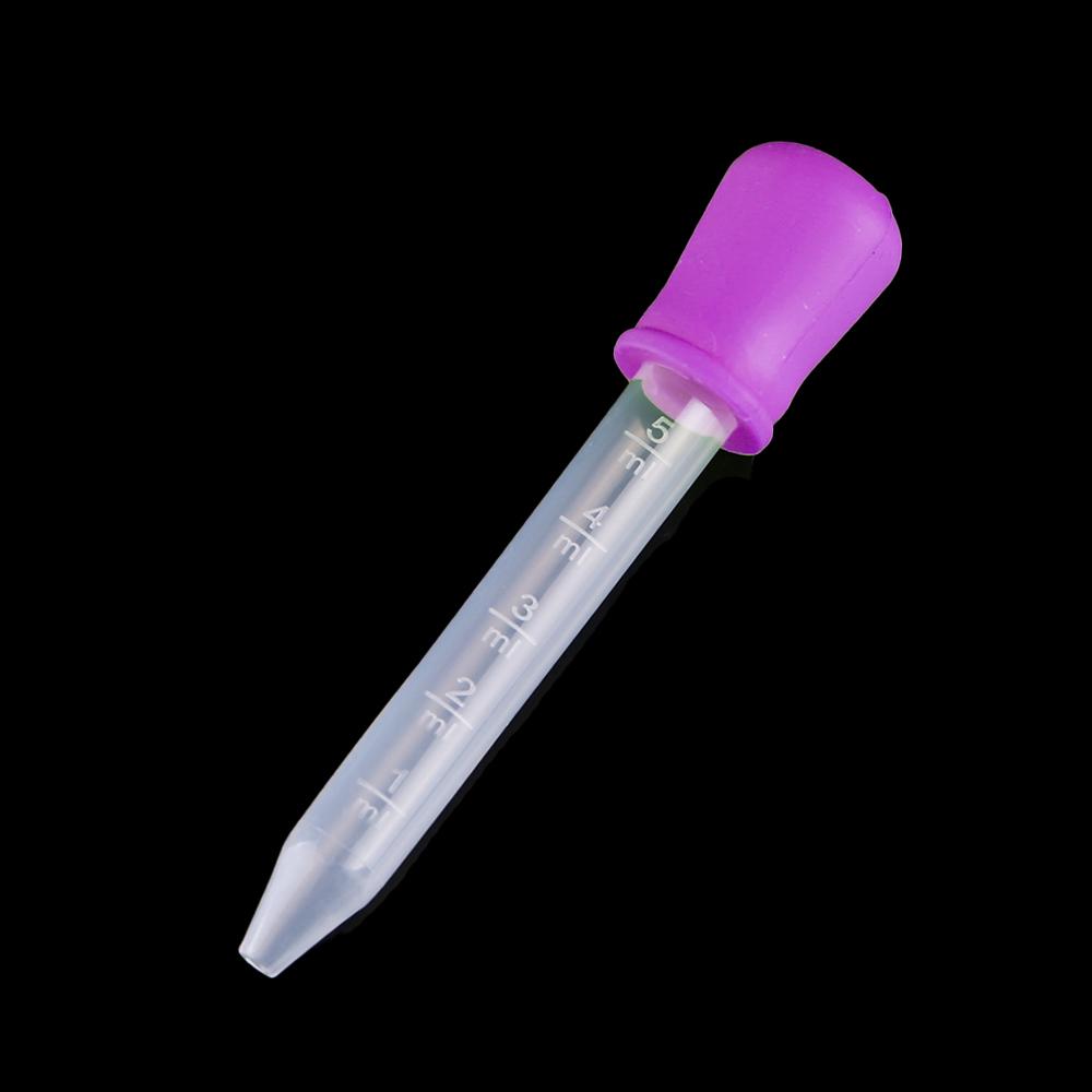 Silicone World 5ML Silicone Dropper Water Medication Dispenser Pipette With Scale Baby Pet Anti Choking Feeding Medicine Tools