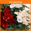 Christmas With Flower Glittering Design For Holiday Decoration Interior
