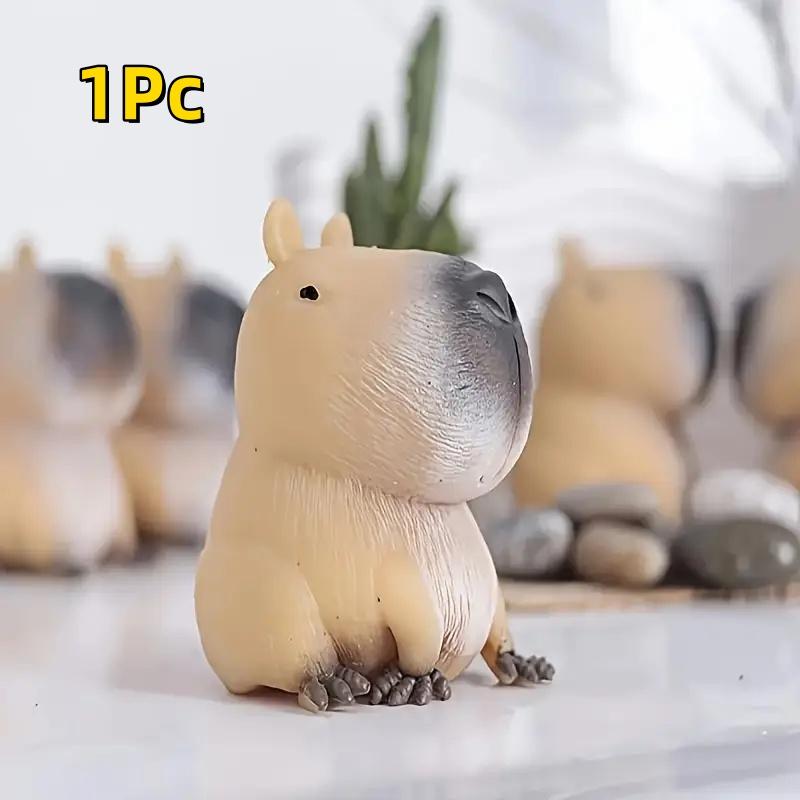 Squishy Cute Capybara Squeezing Toy Soft Relax Animal Fidget for Adults Fun Toys Halloween Christmas Holiday Party Gifts