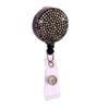 Chest Card Nurse Badge Reel Rhinestone Easy Pull Buckle Retractable Badge Holder  Doctor Hospital