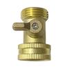 Pack of 2 Solid Brass Garden Hose Shutoff Valves with Long Handle Designs for Easy Water Control and Various Use