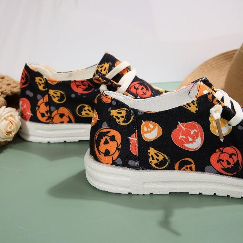 New Large-sized Canvas Shoes for Single Women