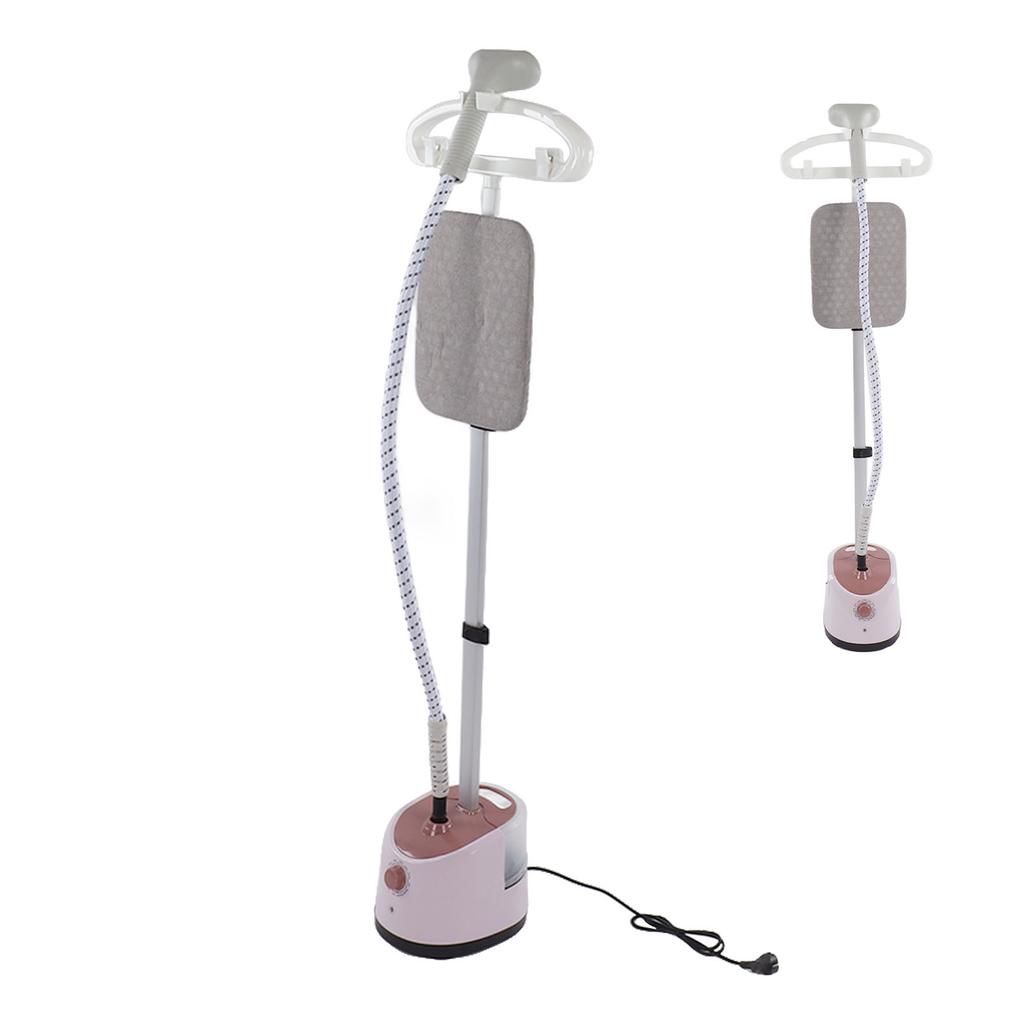 Standing Fabric Steam Iron with Hanger Pink 2000W   Powerful Garment Steam Iron for Home