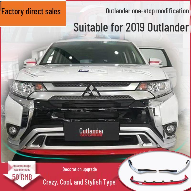 Mitsubishi Outlander 2016-2019 Front & Rear Bumper Guard Modification Accessories