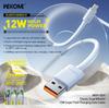 WEKOME WDC-52M USB To Micro Cable 12W 480Mbps Elastic Liquid Silicone Fast Charging Data Cable