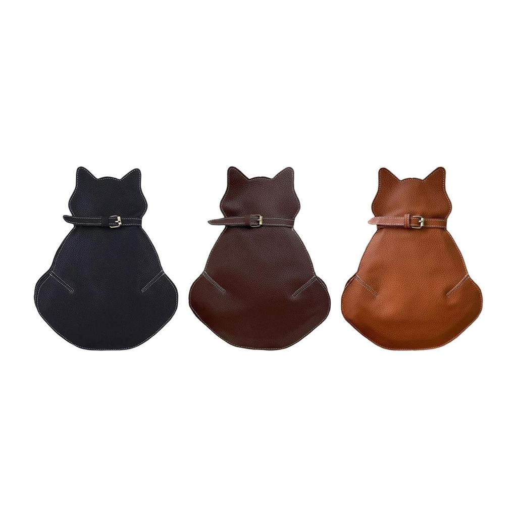 Sling Bags for Women Crossbody PU Leather Cute Cat Shape Lightweight Shoulder Bag Bag Chest Bag for Gym outdoor