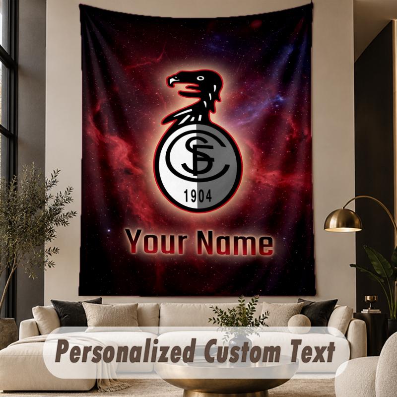 Custom Text Tapestry SC Freiburg FC Print Wall Tapestry Indoor Living Room Wall Decor