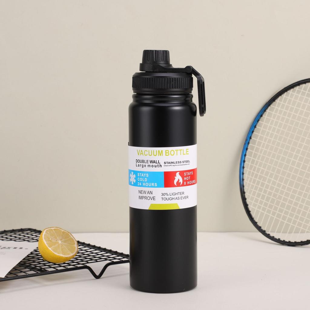 Stainless Steel Thermal Cup 600ML 800ML 1000ML Thermos Bottle Keeps Cold and Heat Thermal Mug Sports Insulated Cup Vacuum Flask