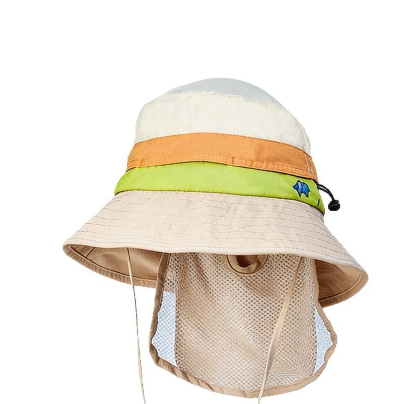 Childrens Sun Hat With Adjustable Foldable Design For Summer Outdoor Activities