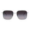 Prada Metal Square Sunglasses With Logo Women Sunglasses Silver PR-C54SD-1BC90A